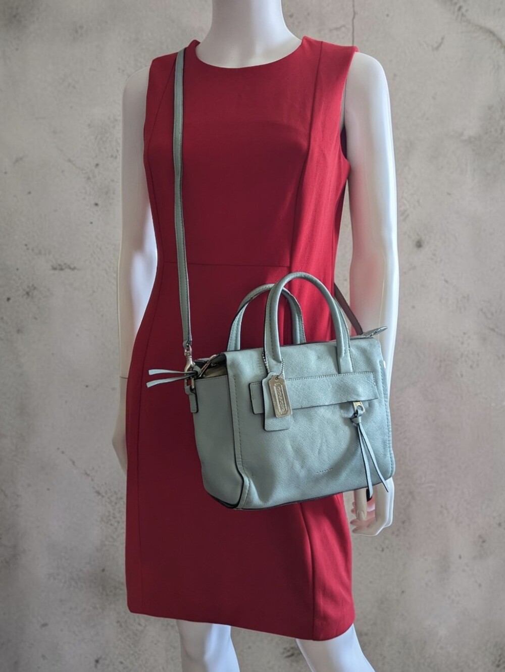 Coach Bleecker Mini Riley Carryall in Saffiano leather,